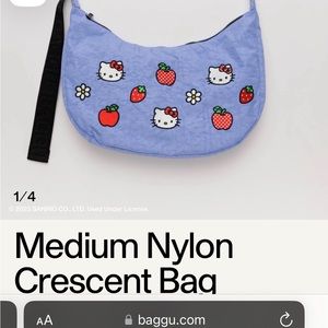 NWT Baggu Hello Kitty Crescent bag